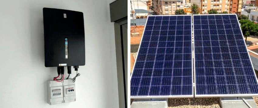 Instalación kit solar para vivienda unifamiliar