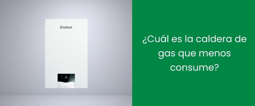 ¿Cuál es la caldera de gas que menos consume?
