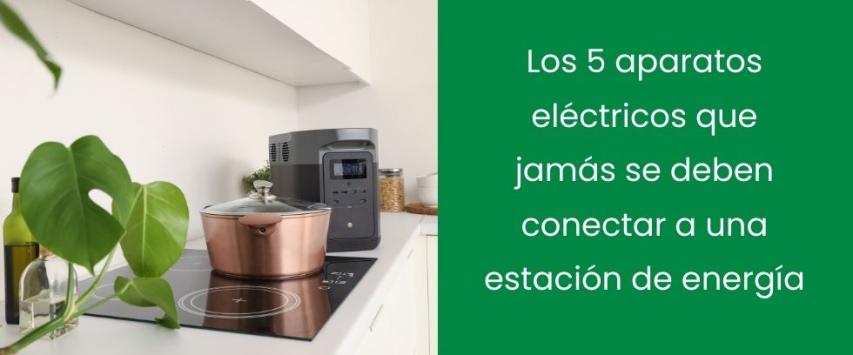 Los 5 aparatos eléctricos que jamás se deben conectar a una estación de energía, según expertos