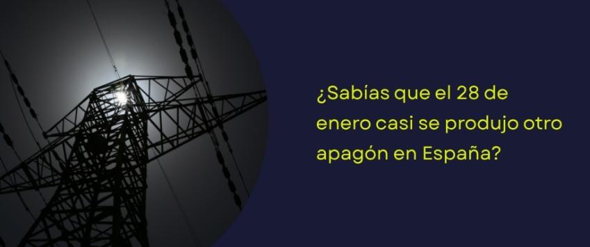 ¿Sabías que el 28 de enero casi se produjo otro apagón en España?