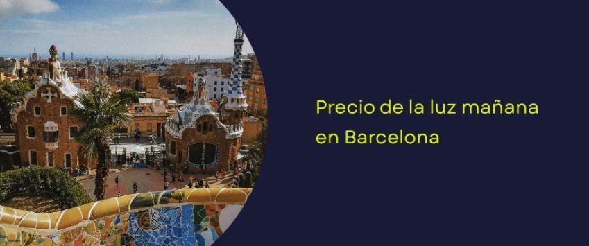 Precio luz mañana por horas: Barcelona