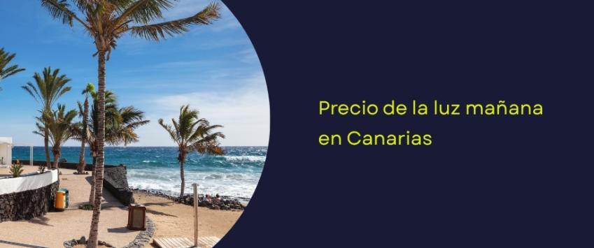 Precio luz mañana por horas: Canarias
