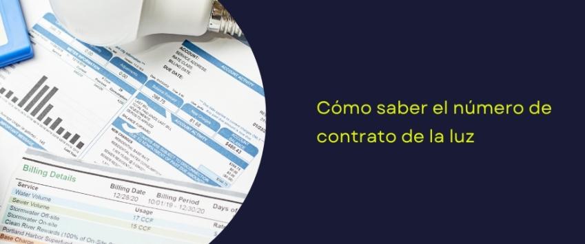 Cómo saber el número de contrato de la luz