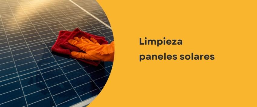Limpieza paneles solares