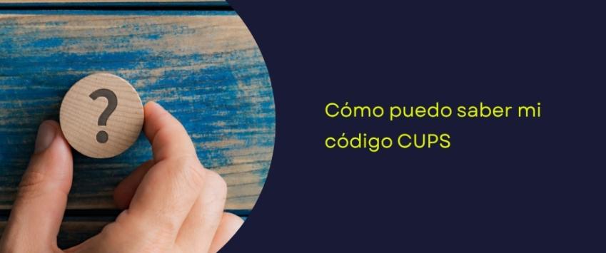 Cómo puedo saber mi código CUPS
