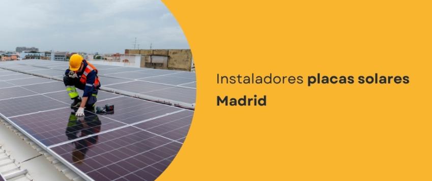 Instalador placas solares Madrid