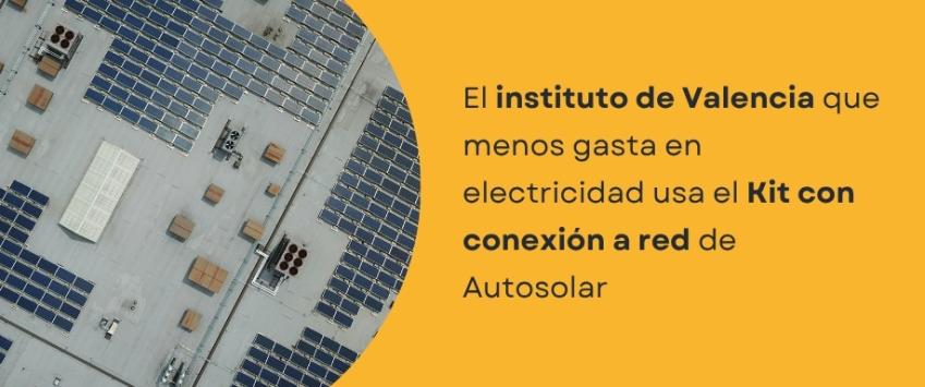 Instalaciones fotovoltaicas: Un instituto de Valencia ya ahorra en electricidad