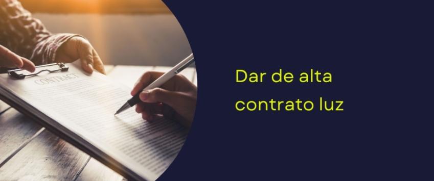 Dar de alta contrato luz