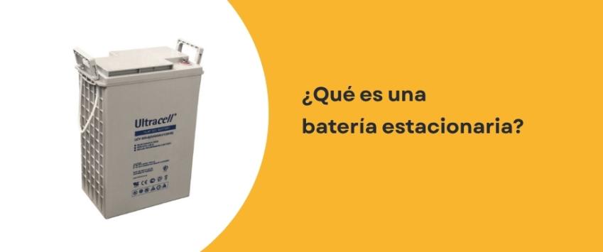 ¿Qué es una batería estacionaria?