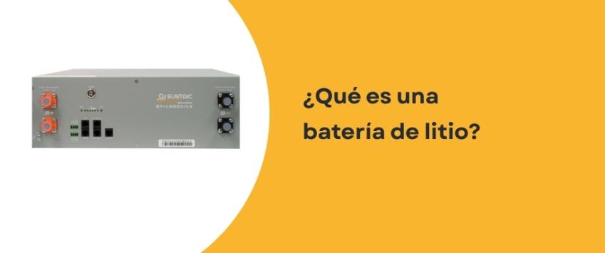 ¿Qué es el litio? ¿Qué es una batería de litio?