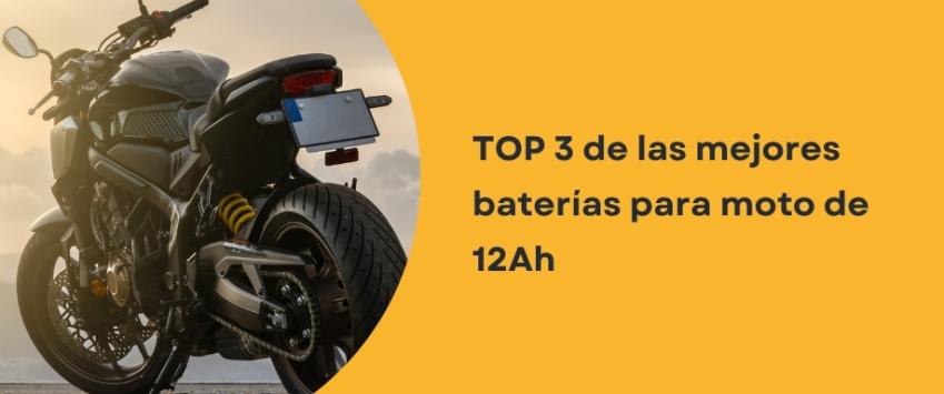TOP 3 de las mejores baterías para moto de 12Ah