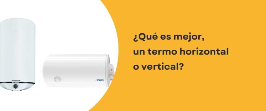 ¿Qué es mejor, un termo horizontal o vertical?