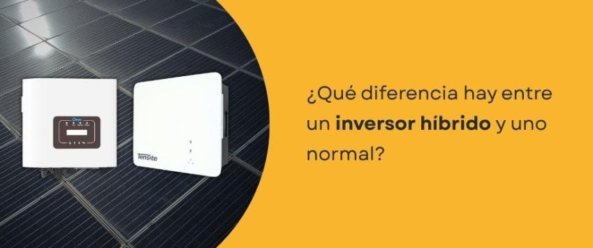 ¿Qué diferencia hay entre un inversor híbrido y uno normal?