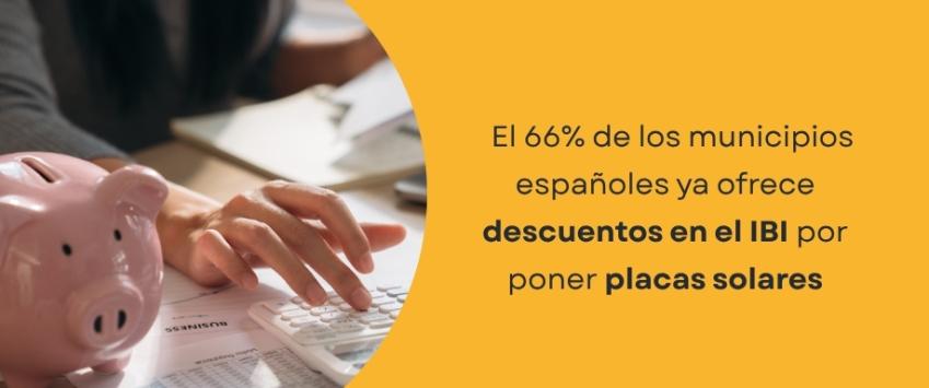 El 66% de los municipios españoles ya ofrece descuentos en el IBI por poner placas solares
