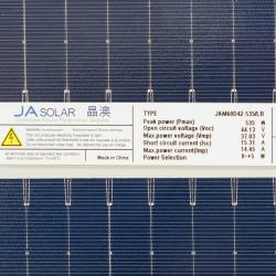 Panel Solar Bifacial 535W Ja Solar TOPCon N-Type Black Frame