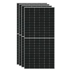 Pack 4 unidades de Panel Solar Bifacial 535W Ja Solar TOPCon N-Type Black Frame