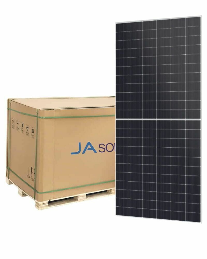 Pallet Paneles Solares Bifaciales 630W Ja Solar TOPCon N-Type