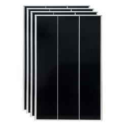 Pack 4 unidades Placas Solares Pequeñas 12V 200W Monocristalinos Solarfam