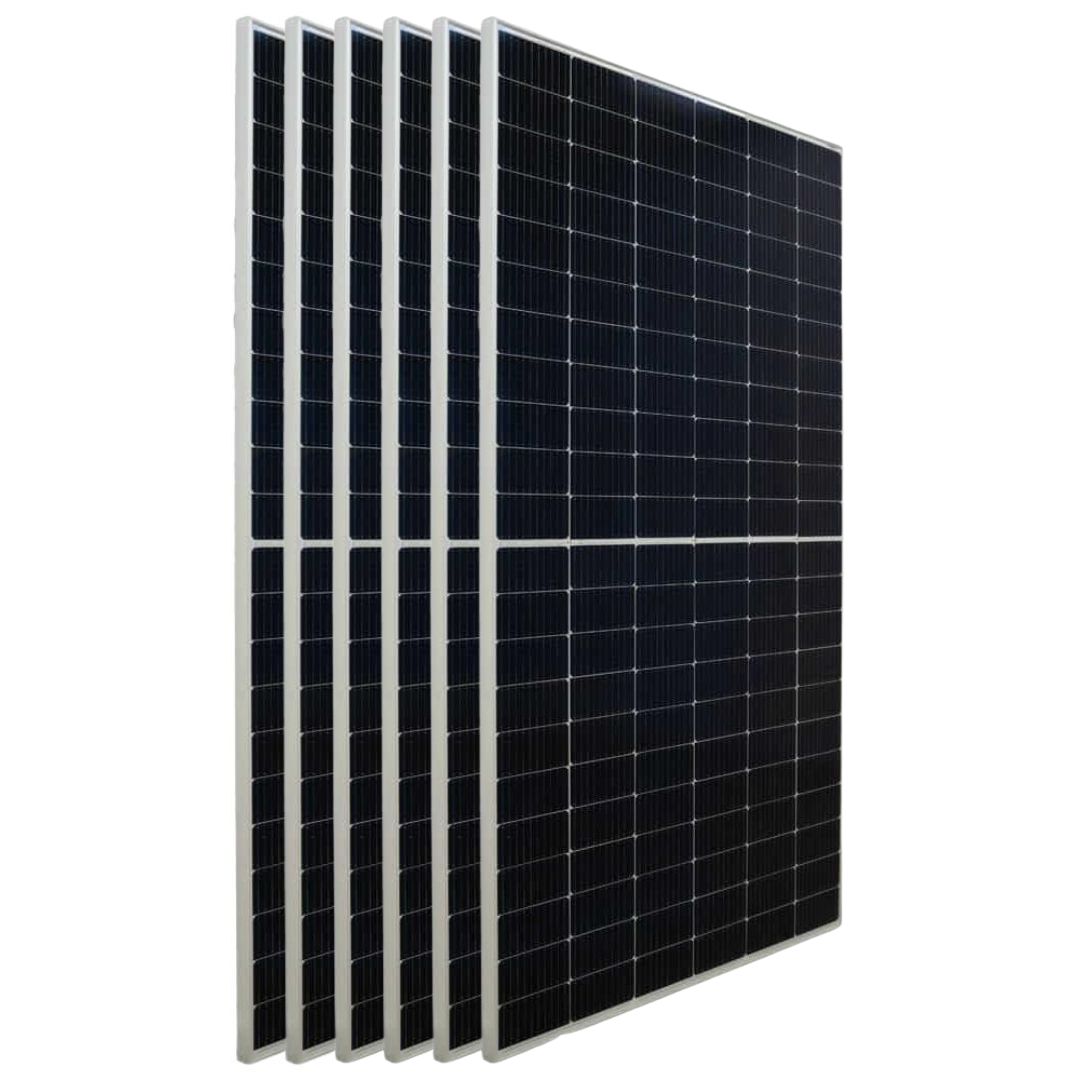 Pack 6 unidades de Placa Solar Bifacial 500W N-Type TW