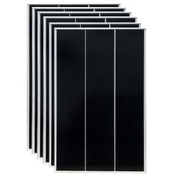 Pack 6 unidades Placas Solares Pequeñas 12V 200W Monocristalinas Solarfam