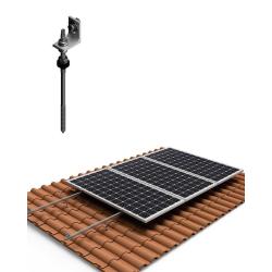 Estructura Cubierta Tejas 2 Paneles Solares con varilla 01V