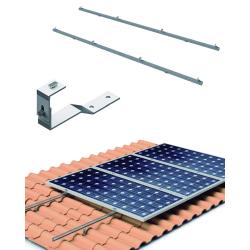 Estructura Cubierta Tejas 10 Paneles Solares