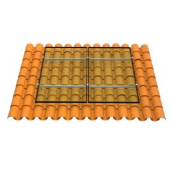 Estructura Coplanar Universal Ennova 2 Módulos
