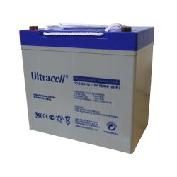 Batería GEL 12V 55Ah Ultracell UCG-55-12