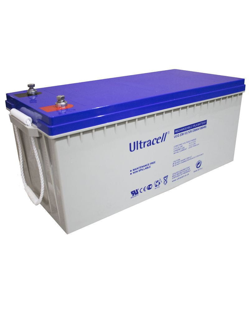 Batería GEL 12V 230Ah Ultracell UCG-230-12