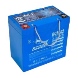 Batería 12v AGM Solar 55Ah C20 Monobloc Fullriver DC55-12