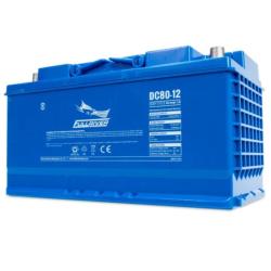 Batería AGM 80Ah Solar 12V C20 Monobloc Fullriver DC80-12