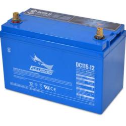 Batería AGM 115Ah Solar 12V C20 Monobloc Fullriver DC115-12B