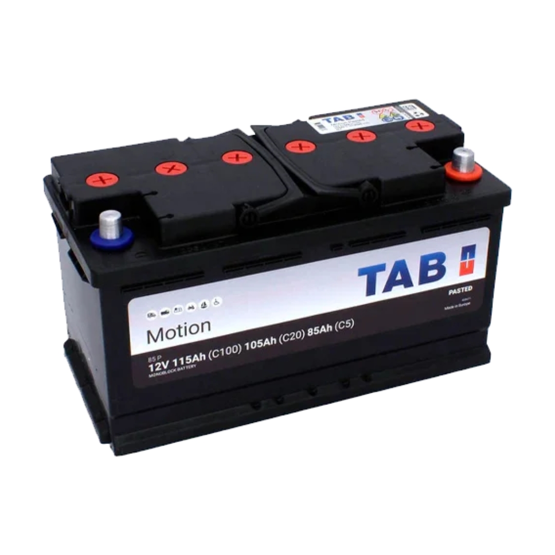 Batería Plomo Abierto 12V TAB 85P 115Ah C100