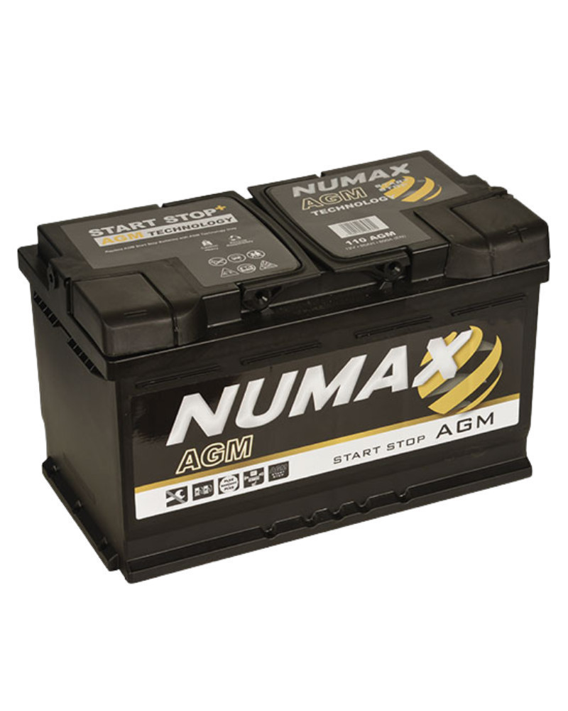 Batería Coche AGM 80Ah 12V Numax