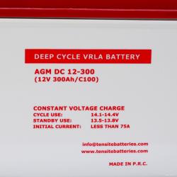 Batería AGM 12V 300Ah Tensite