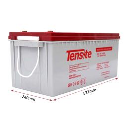 Batería GEL 12V 250Ah Tensite