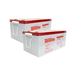 Pack 2 unidades Baterías Solares de GEL 300Ah 12V Tensite