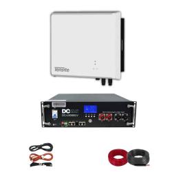 Kit SAI UPS con Inversor Híbrido 3kW Tensite y 1 ud Batería Litio 5kWh 48V DC Solar Energy