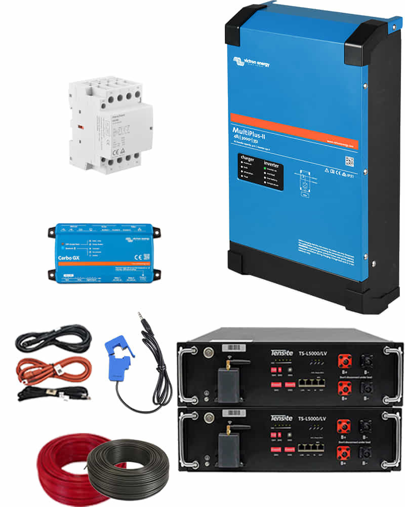 Kit SAI UPS Victron 3000VA con 10kWh de Litio