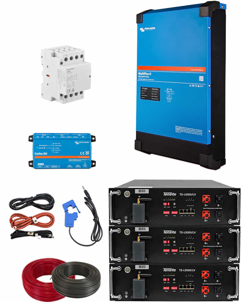Kit SAI UPS Victron 5000VA con 15kWh de Litio