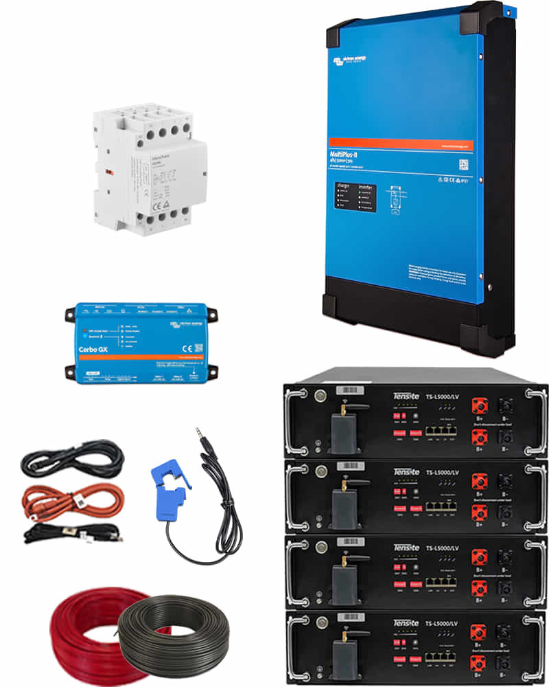 Kit SAI UPS Victron 5000VA con 20kWh de Litio