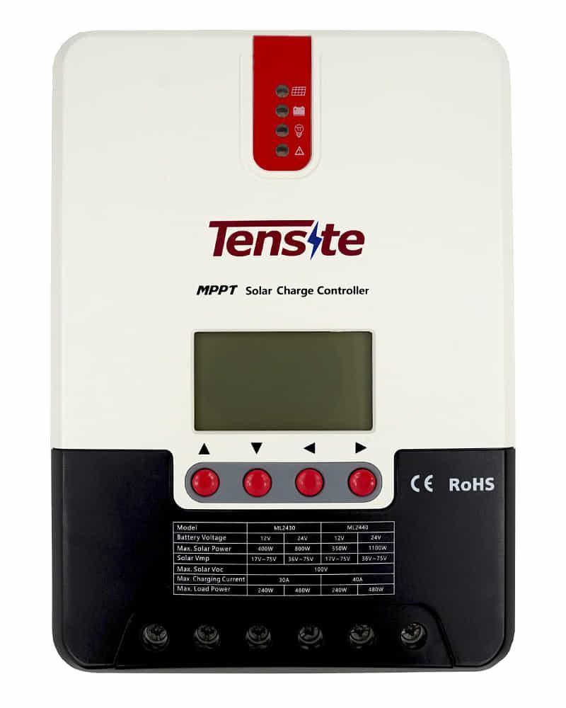 Regulador MPPT 100V 30A LCD 12/24V