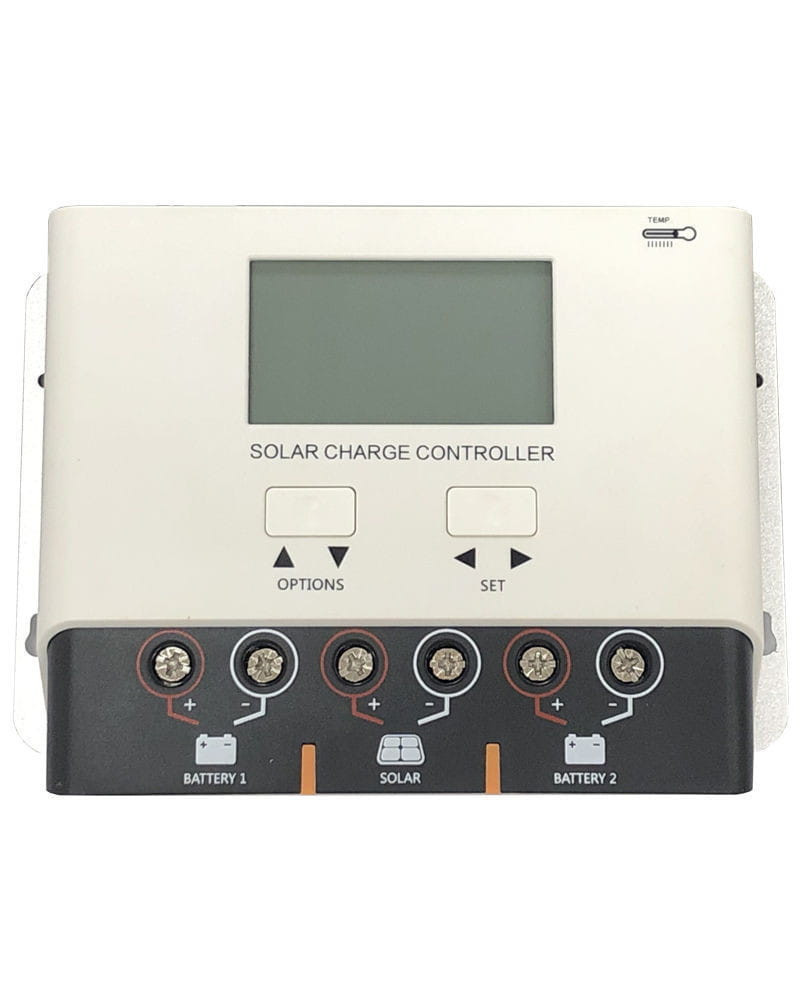 Regulador PWM 12/24V Dual 20A LCD