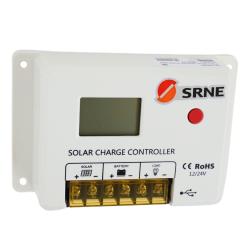Regulador Solar PWM 20A 12/24V LCD