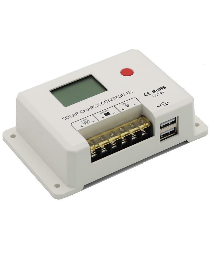 Regulador Solar PWM 20A 12/24V LCD