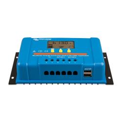 Regulador PWM BlueSolar 12/24V 20A LCD USB Victron
