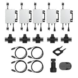Kit Microinversores Hoymiles 5kW Monofásico con accesorios