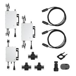 Kit Microinversores 5kW Hoymiles Monofásico con accesorios