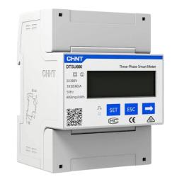Contador Trifásico HoyMiles DTSU 666 con transformador CT 3 X 250A