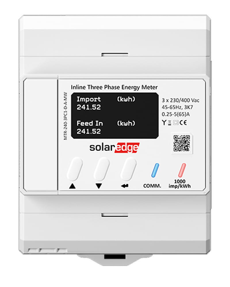 Vatímetro SolarEdge Inline Meter